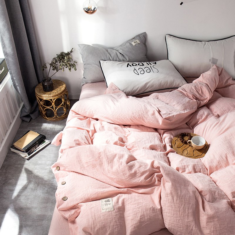 定做订制全棉纯棉棉麻风被套被罩150*180*200*210*215*220*.230cm