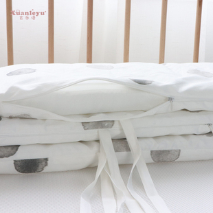 婴儿床床围栏软包防撞宝宝儿童拼接床床围挡布可拆洗四面围