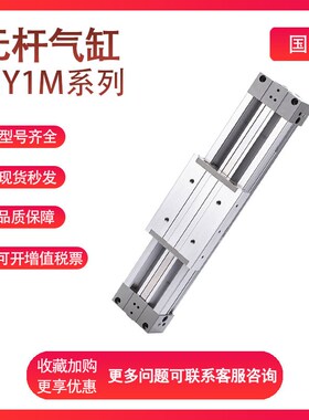 SMC无杆气缸MY1M20-100/200/300/400/500/600/700/800/900A-L
