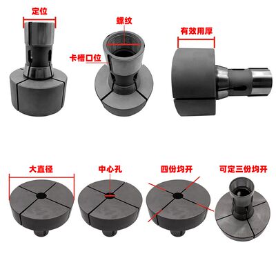 加大夹头46机D65直径弹簧夹头数控车床夹头型后拉式弹簧筒夹