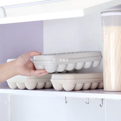 直销Plastic Egg Tray Hoslder Egg Storage Box Refrigerator Cr