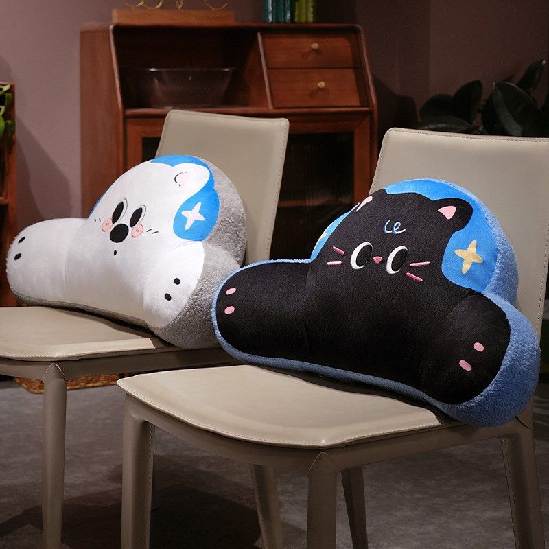 腰垫腰枕办公室座椅汽车靠背垫护腰靠垫靠枕椅子久坐沙发抱枕床头,居家布艺,腰靠垫,淘宝优惠券,粉丝福利购,淘宝优惠卷