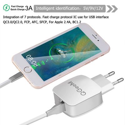 极速QGEEM QC 3.0 USB Charger Quick Charge 3.0 Phone Charger