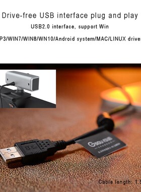 Gsou 1080P Webcam Has Built-in Dual Microphones for PC USB P