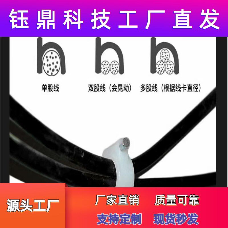 墙上网线墙线夹子电线卡扣墙面线卡子线路固定器走线线扣塑料线夹