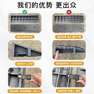 台阶垫门槛斜坡垫马路牙子家用橡胶路沿坡汽车上坡垫爬坡垫减速带
