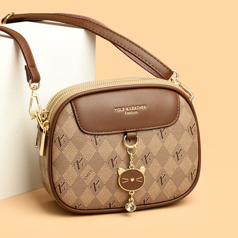 包包女式2024新款时尚上班通勤小圆包休闲肩包洋气小包百搭斜挎包