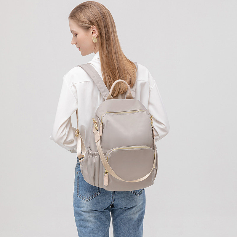 大小号双肩包女2022新款时尚牛津布防水大容量女士背包休闲通勤