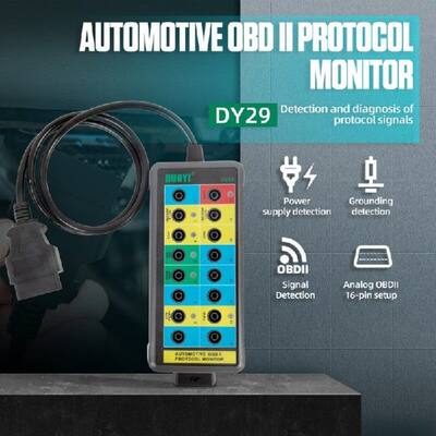 跨境新款DUOYI Car OBD2 Pinout Tester for OBD2 Pro.tocol