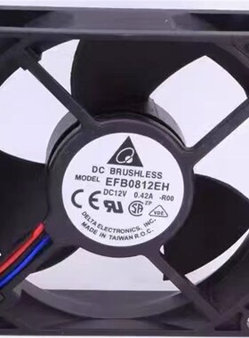 原装台达EFB0812EH-BR00 8025 12V 0.42A 8CM停转报警 变频器风扇