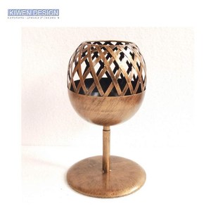 北欧铁艺酒杯形红酒架酒吧酒馆西餐厅桌面酒瓶塞收纳摆件装饰摆台