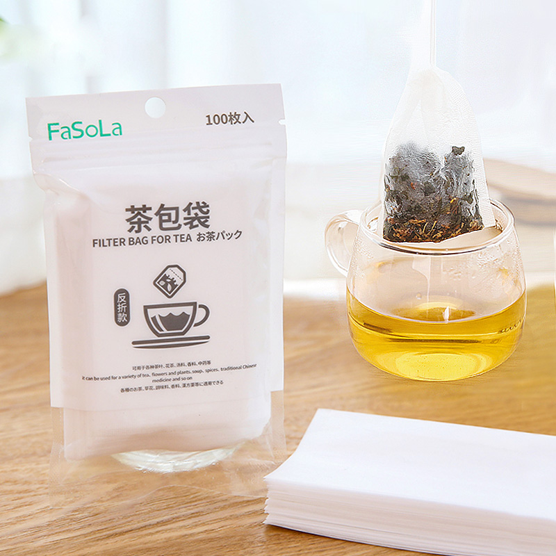 茶包配过次袋100枚装一滤性泡茶滤网茶叶过滤网T过滤器茶具袋件