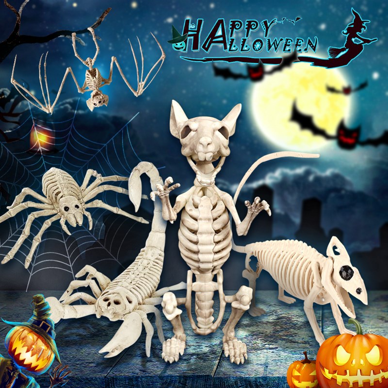 厂家Halloween Horror Bats Skeleton Animal SOkeleton Model Li 节庆用品/礼品 装饰灯 原图主图