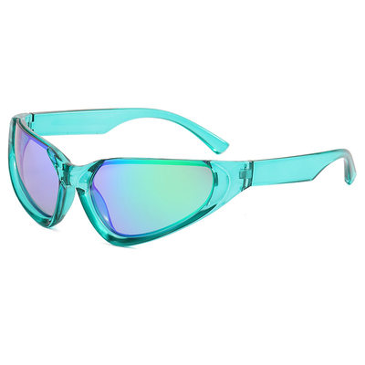 网红New men's sports sunglasses trendsetter personality half