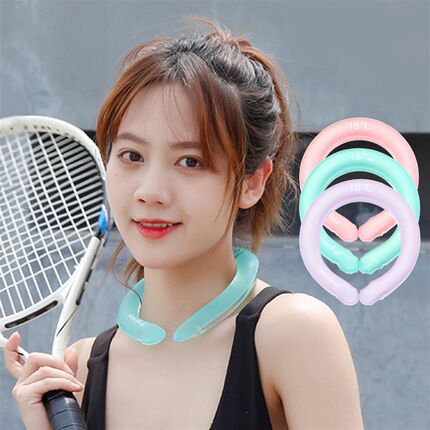 速发Icy Cooling Neck Tube Cool Freeze Neck Band Reusable Sum