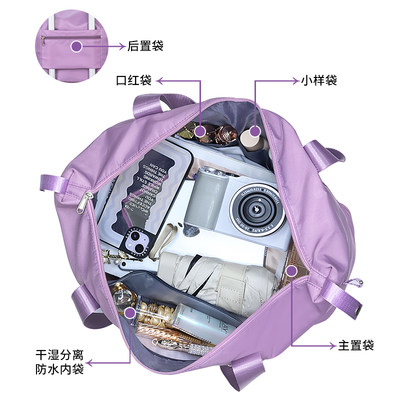 旅行包大容量可扩展套拉杆箱手提包出差便携收纳包短途便携行李袋