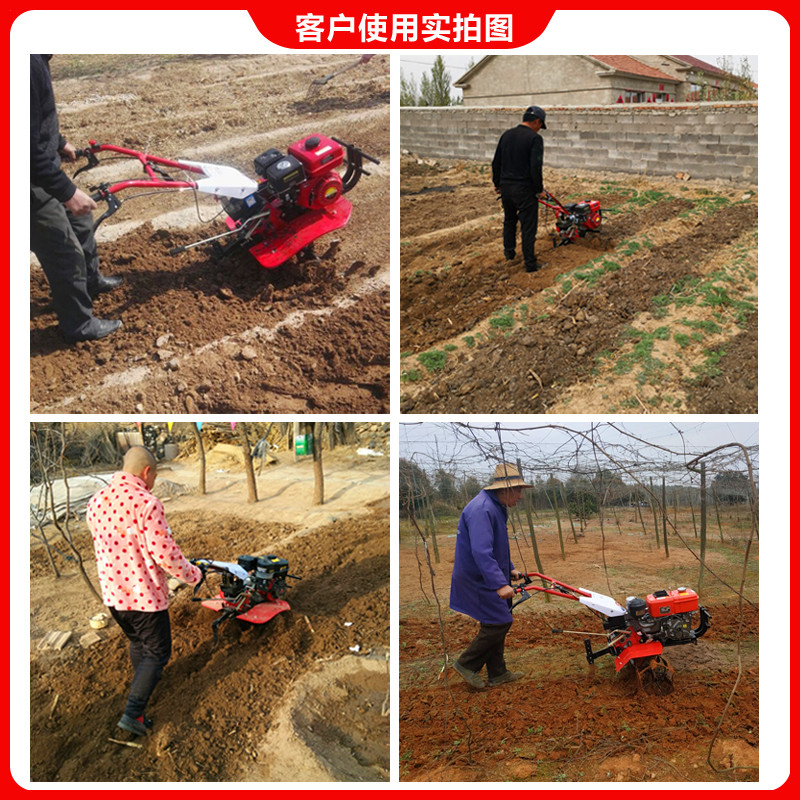 微耕机小型e多功能汽油家用新型耕地耕田旋耕机柴油农Z用翻地打田