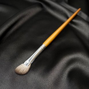 半扇形鼻影刷动物毛专业斜角半月形鼻侧影刷子扁头修鼻子修容刷