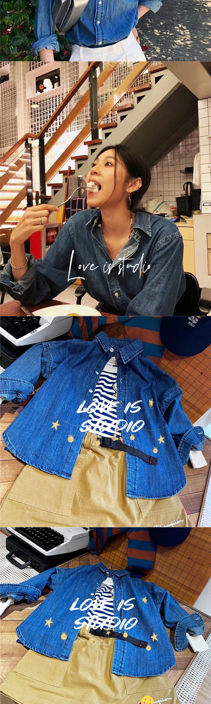 Детская джинсовая рубашка  None Other 2024