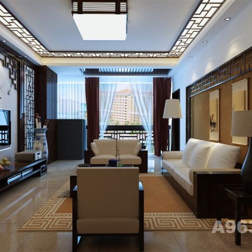 定制吊顶装饰雕花板镂空板通花板密度板雕花背景屏风隔断pvc花格