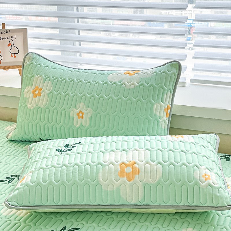 乳胶凉席夏季床笠款冰丝席三件套2024新款保护罩套可水洗夏天席子