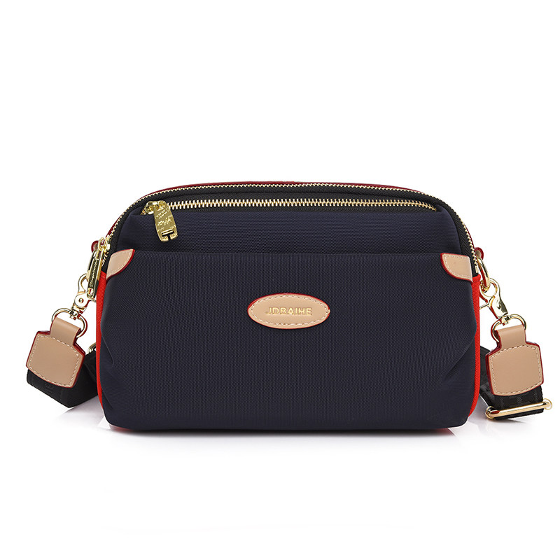 牛津布斜挎包女士新款防水尼龙帆布单肩包中年妈妈上班逛街小包包