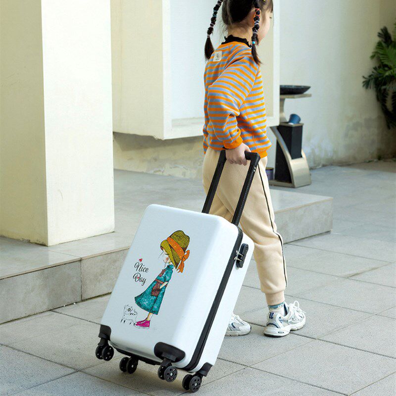 网红儿童拉杆箱定制logo卡通女行旅箱男学生个性密码箱20寸旅行箱