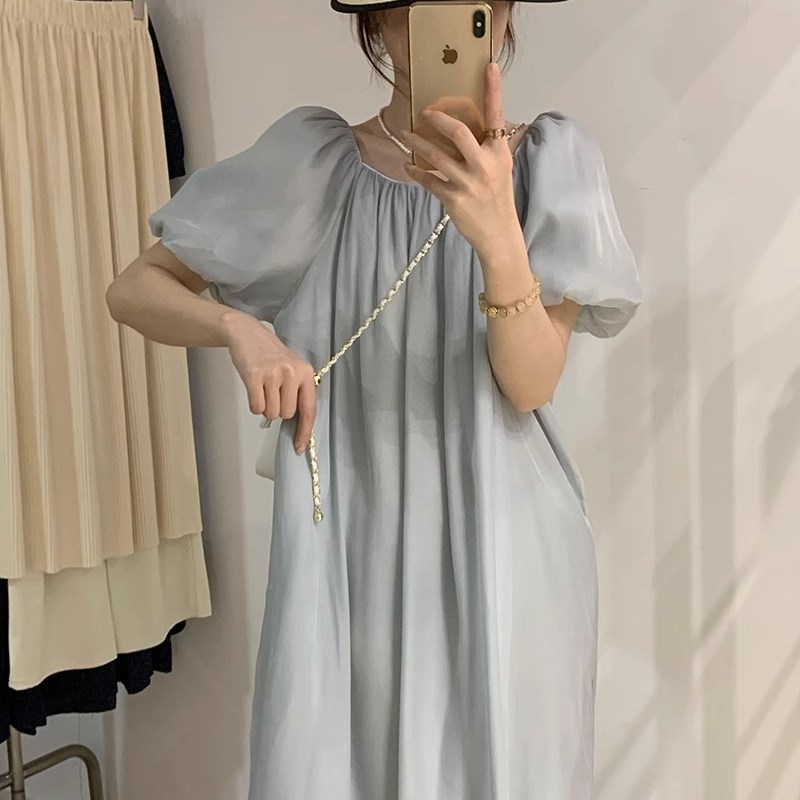 高级感孕妇裙子夏装法式气质温柔风仙女连衣裙夏季孕期妈妈小个子