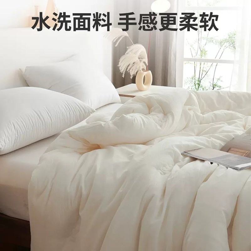 多喜爱冬被被g子被芯正品加厚保暖大豆被纤维被1.8床双人冬天棉被