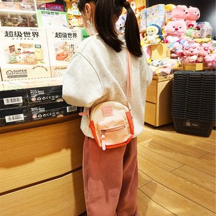 儿童斜挎包女孩男童女童外出超轻便可爱迷你小包包零钱手机小挎包