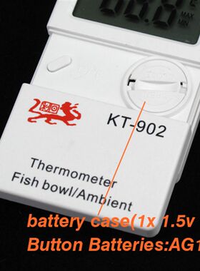 KT-902感应式电子数显温度室内测温鱼缸外贴水N温计LR44电池子测