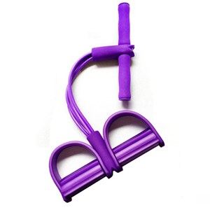 速发4 Tube Pedal Ankle Puller Indoor Fitness Resistance Band