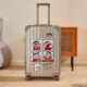 新款 男密码 箱涂鸦耐用卡通女旅行潮流拉杆箱子母行李箱结实加厚