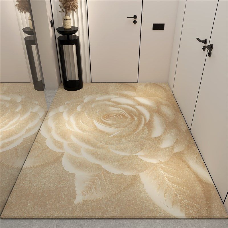 欧式高级感家用进门地毯现代可裁剪地垫入户门垫玄关脚垫门前垫子,居家布艺,入户地垫,淘宝优惠券,粉丝福利购,淘宝优惠卷