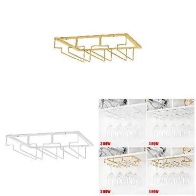 推荐Wine Glasses Rack Under Cabinet Stemware Rack Wine Glass