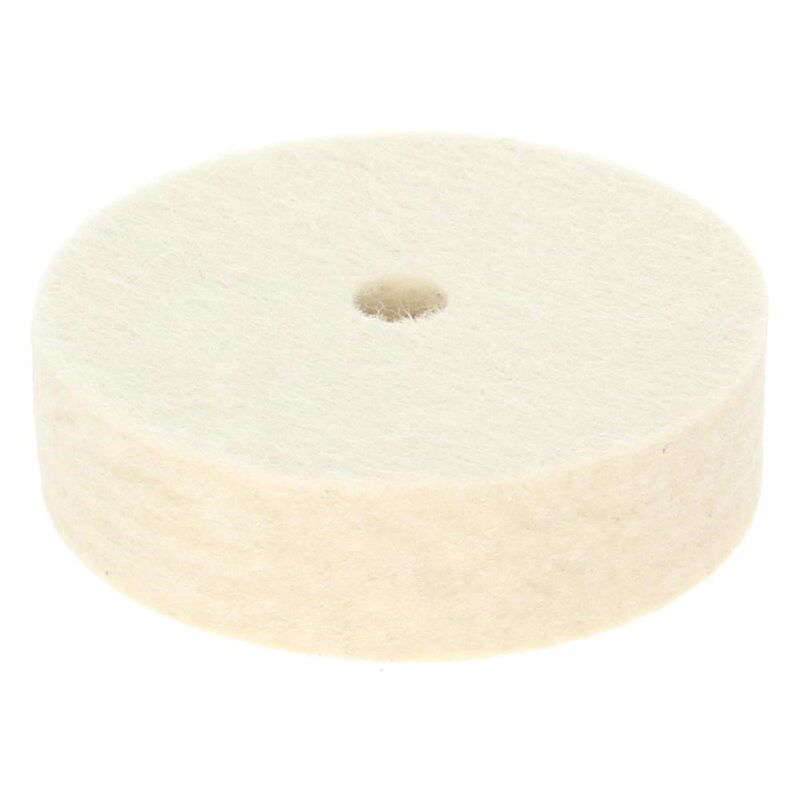 Utoolmart 1pcs/2pcs Professional Round Wool Wheel Diameter 8