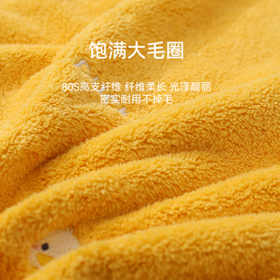 擦手巾挂式 超强吸水加厚卫生x间用不掉毛可挂儿童高端搽手毛巾抹