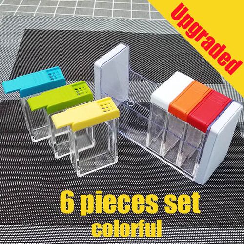 1pcs Spice Jar Seasoning Box 6Pcs/Set Kitchen Spice Storage