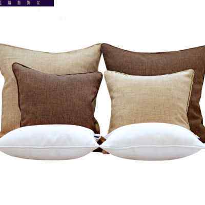 新款克瑞斯简约靠垫沙发抱枕床头靠背定制logo办公室床上靠包麻质,居家布艺,腰靠垫,淘宝优惠券,粉丝福利购,淘宝优惠卷