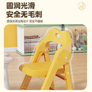 折叠凳儿童塑料靠背椅户外便携式椅子家用宝宝学习椅幼儿园小凳子