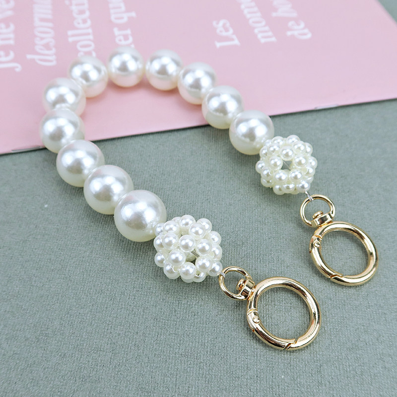 35CM珍珠链手提包diy包带女包配饰配件泫雅包链条串珠球手拎链子,服饰配件/皮带/帽子/围巾,包带,淘宝优惠券,粉丝福利购,淘宝优惠卷