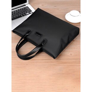 手提公文包男款定制LOGO印字会议礼品工作办公收纳资料文件袋书包