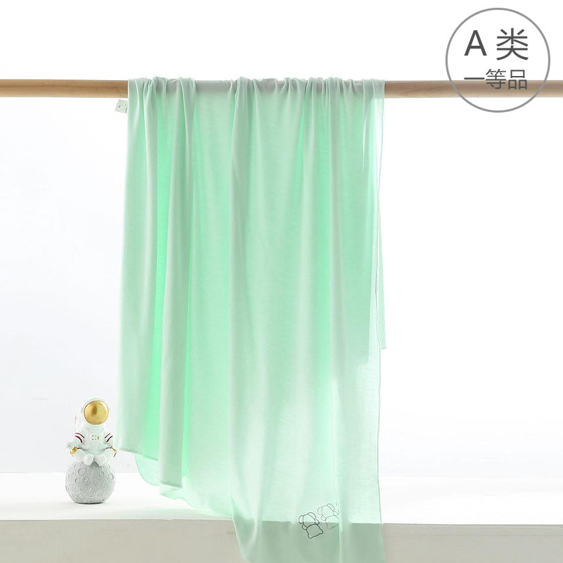 凉被婴儿宝宝睡觉盖毯莫代尔夏天冰丝毯新生儿凉感薄款小被子毯子