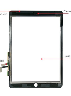 New For iPad Air 1 iPad 5 LCD Outer Touch Screen Digitizer F