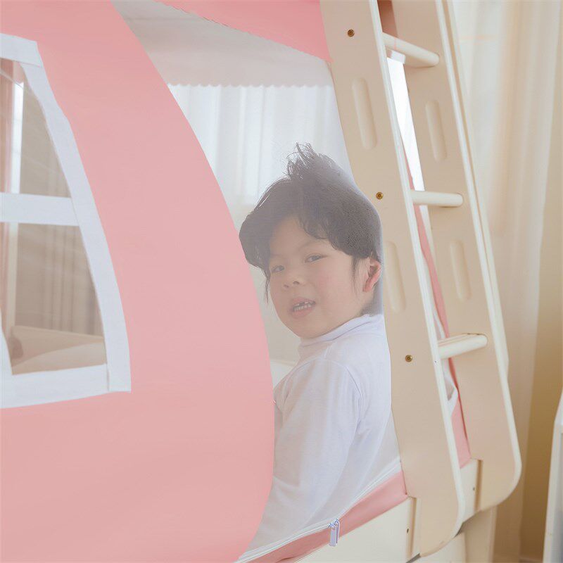 A类子母床蚊帐1.2m上下铺 1.5梯形家用遮光高低床防摔儿童0.9学生,床上用品,蚊帐,淘宝优惠券,粉丝福利购,淘宝优惠卷