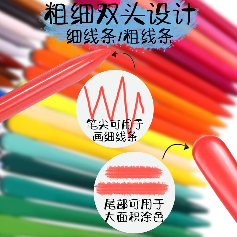 速发baby 24 color crayons 36 color 48 color crayon child saf