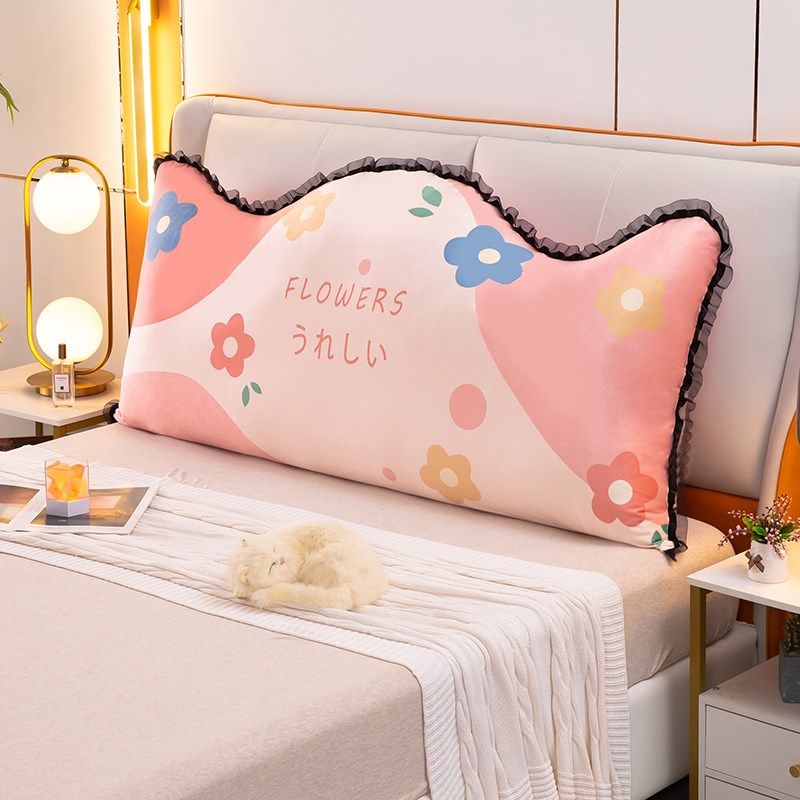卡通宝宝绒 | 床头靠垫2024新款大软包靠背枕榻榻米床上护腰靠枕,居家布艺,床头靠垫,淘宝优惠券,粉丝福利购,淘宝优惠卷