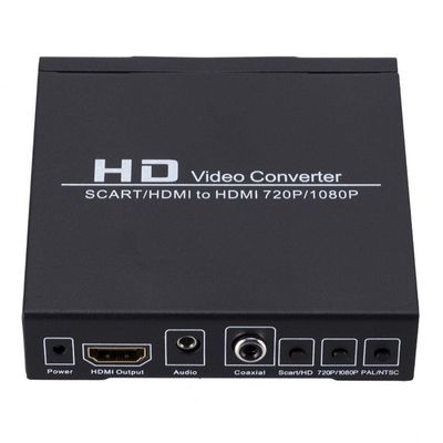 Profaessional SCART/HDMI To HDMI Converter 720P 1080P HD Vid