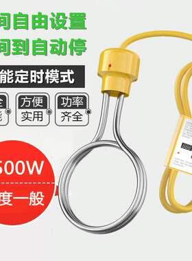 恒温款热得快可设置温度时间自动断电宿舍小功率盆桶洗澡用烧水棒
