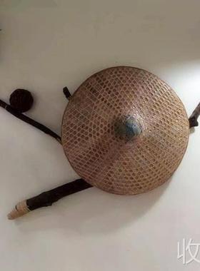 复古装饰 斗笠装饰特大斗笠背景墙体装饰品 餐厅农家乐火锅店挂件